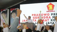 Sekjen Partai Gerindra Ahmad Muzani menghadiri konsolidasi akbar kader Gerindra wilayah Jakarta Pusat di Lapangan Banteng, Minggu (16/7/2023). (Ist)