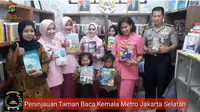 Peresmian Taman Baca Kemala Metro Jaksel Oleh Ketua Bhayangkari Daerah Metro Jaya Ny Fitri Idam Aziz (Foto: Berita Metro Jaksel)