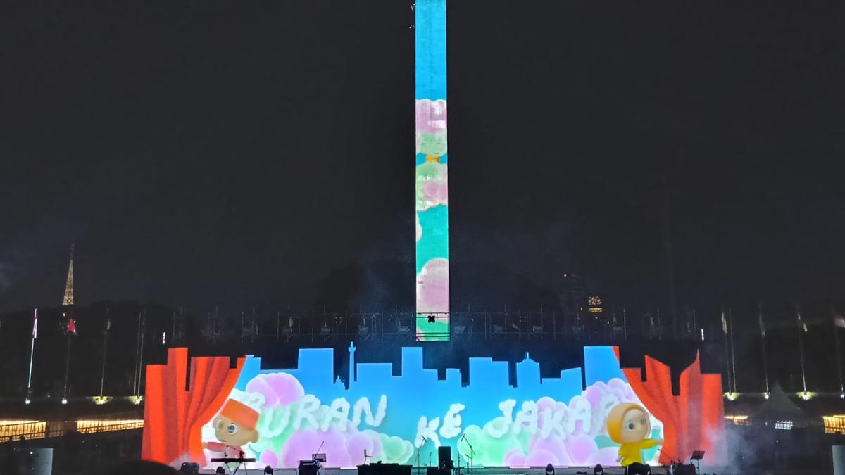 Jakarta Water Fountain 2025 Meriahkan Lapangan Banteng, Galang Donasi untuk Korban Banjir Sumatera