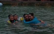 Momen Kocak Raffi Ahmad dan Rayyanza Rebutan Nagita Slavina saat Renang di Bali, Rafathar Asik Mantau dari Pinggir Kolam