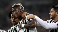 Pogba merayakan gol ke gawang Torino (Reuters)