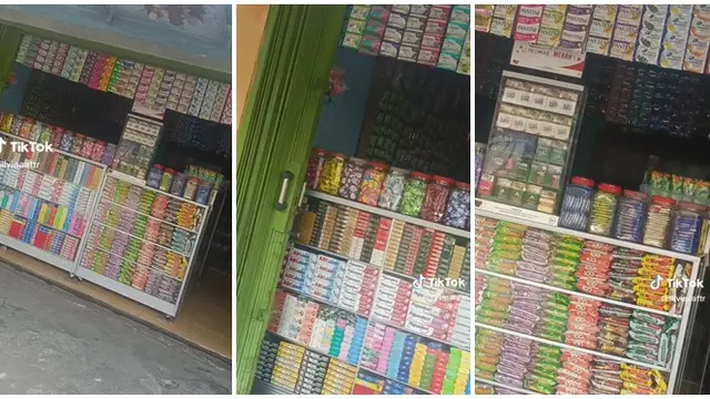Penjualnya Disebut Perfeksionis, Warung Sembako Barangnya Tertata Rapi Ini Viral