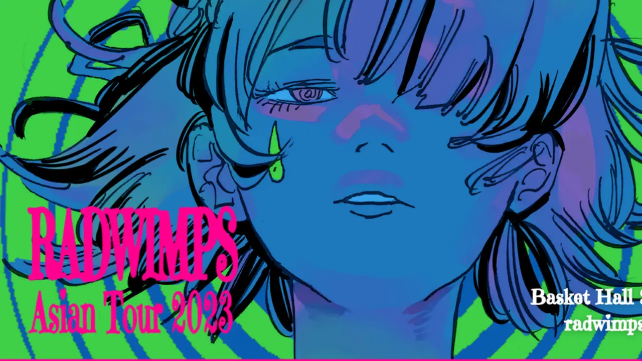 Banner konser Radwimps Asian Tour 2023.