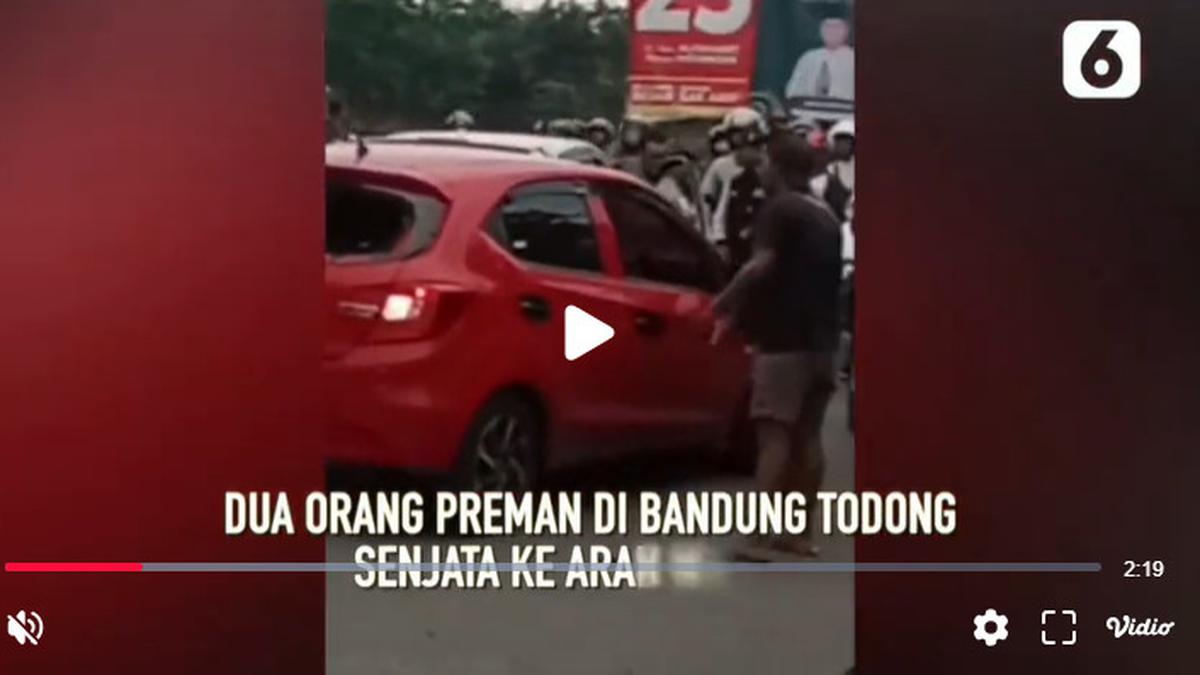 Todongkan Benda Mirip Senjata Api ke Warga, Dua Preman di Bandung Dicokok Polisi Berita Viral Hari Ini Jumat 17 Mei 2024