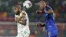 Comoros merupakan satu dari dua tim debutan di Piala Afrika 2021. Hebatnya, negara kepulauan kecil di timur Afrika tersebut tampil cukup impresif. (AFP/Kenzo Tribouillard)