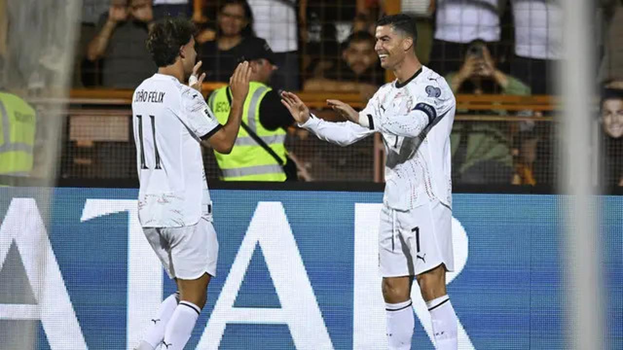 Bikin Merinding! Cristiano Ronaldo Cetak Gol ke Gawang Armenia Menit ke-21, Persis Nomor Punggung Mendiang Diogo Jota