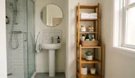 9 Model Rak Kamar Mandi yang Cocok untuk Ruang Sempit, Praktis dan Modern