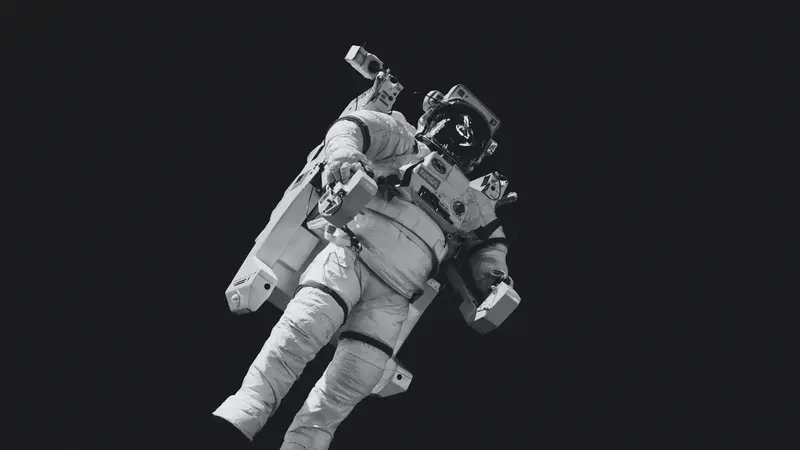 Ilustrasi astronot di luar angkasa. (Brian McGowan/Unsplash)