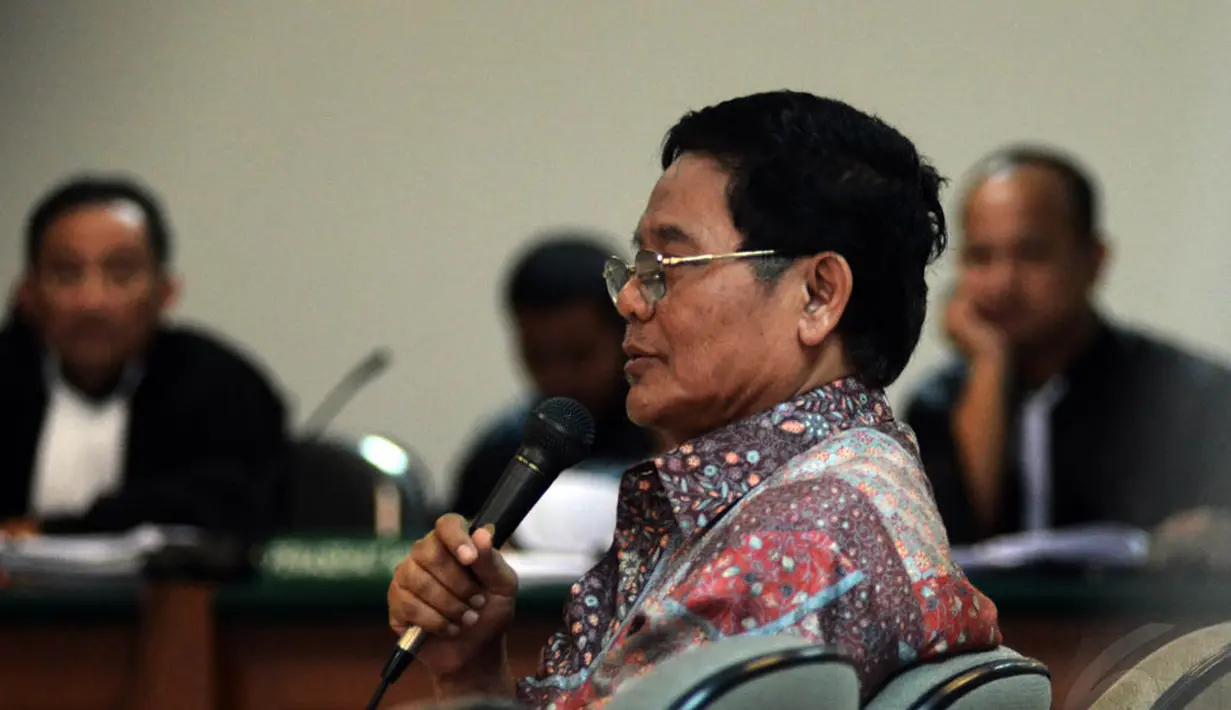 Majelis Hakim Pengadilan Negeri Tindak Pidana Korupsi kembali menggelar sidang lanjutan Anas Ubraningrum.(Liputan6.com/Faisal R Syam)