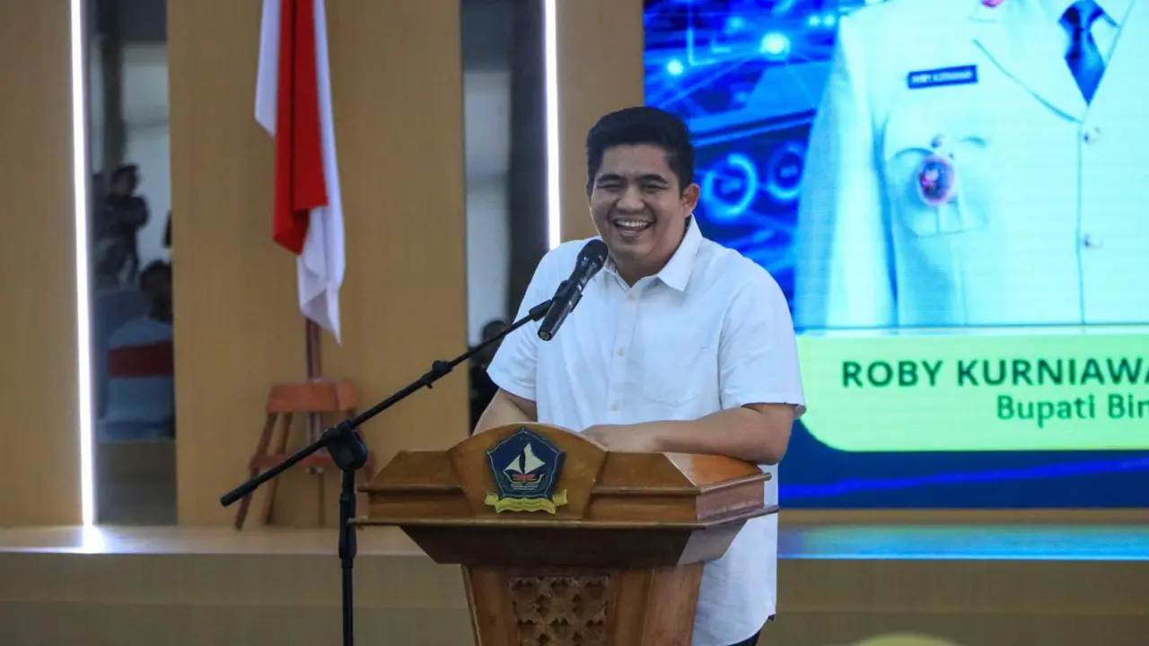Bupati Bintan Roby Kurniawan secara resmi meresmikan peluncuran portal Bintan Satu Akses (BISA).