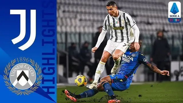VIDEO: Highlights Liga Italia, Cristiano Ronaldo Sumbang 2 Gol Saat Juventus Kalahkan Udinese