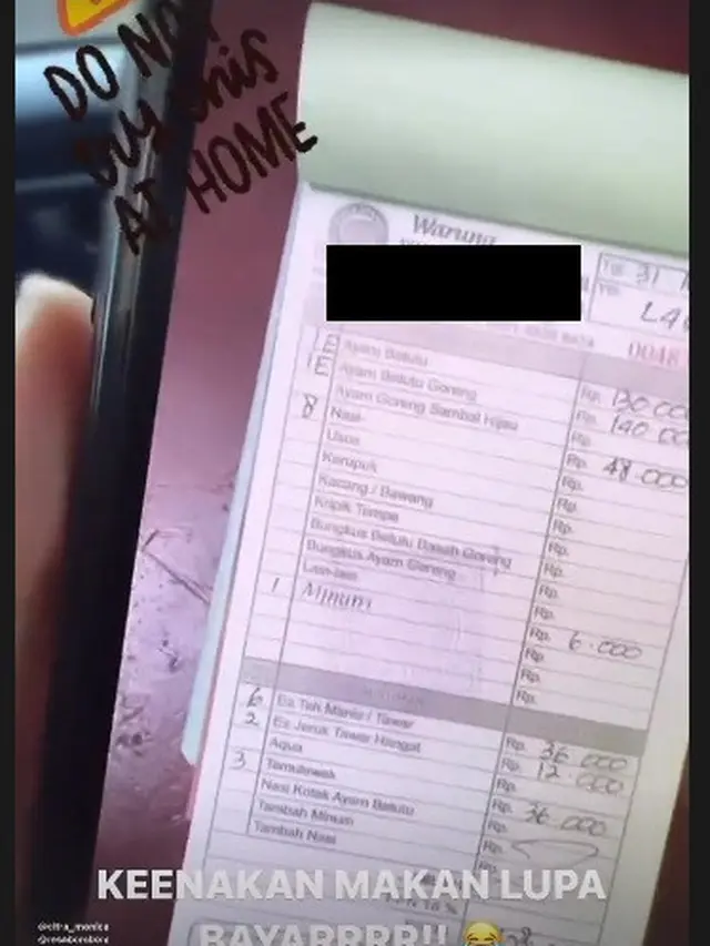 Istri Ifan Seventen Lupa Bayar Makan