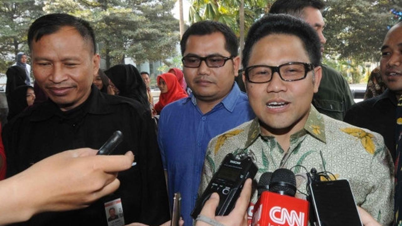 Ekspresi santai Cak Imin saat penuhi panggilan KPK