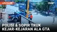 Sopir Truk di Jember Kejar-kejaran dengan Polisi dan Nyaris Tabrak Aparat