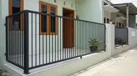 10 Model Pagar Mepet Teras Rumah Subsidi, Desain Minimalis, Fungsional, dan Estetik