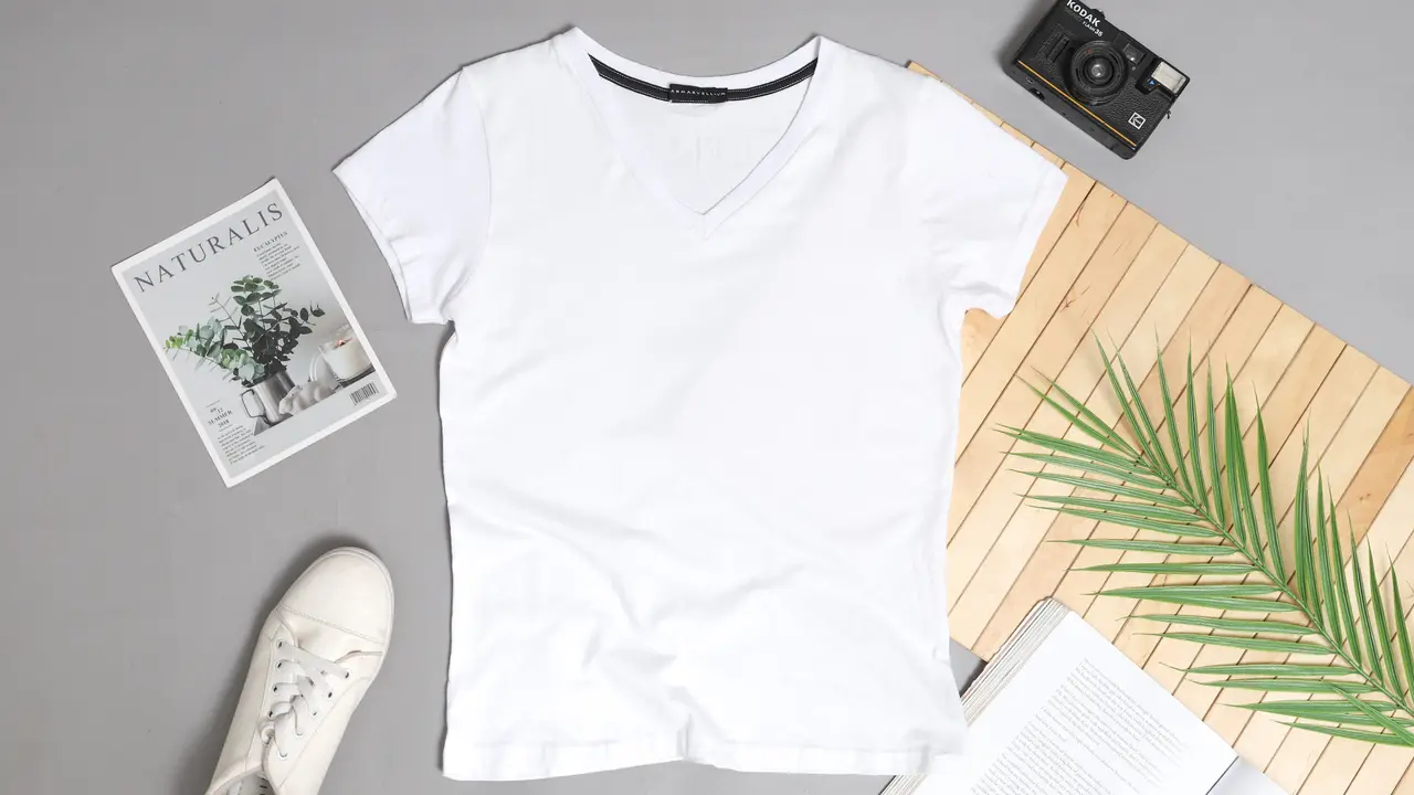 ilustrasi baju putih