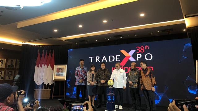 Menteri Perdagangan (Mendag) Zulkifli Hasan meluncurkan TEI ke-38 di Kantor Kementerian Perdagangan, Senin (10/7/2023). (Elza/Liputan6.com)