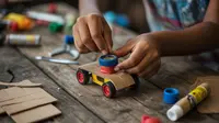 Cara Bikin Mobil-Mobilan dari Kardus dan Barang Bekas, Mudah untuk Anak