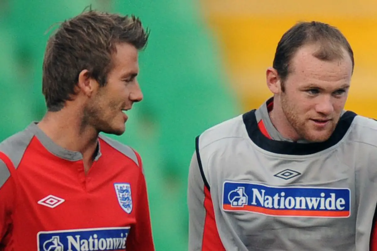 David Beckham dan Wayne Rooney 