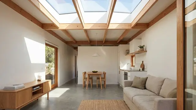 Desain Interior Rumah Kecil Tanpa Sekat/Gemini AI