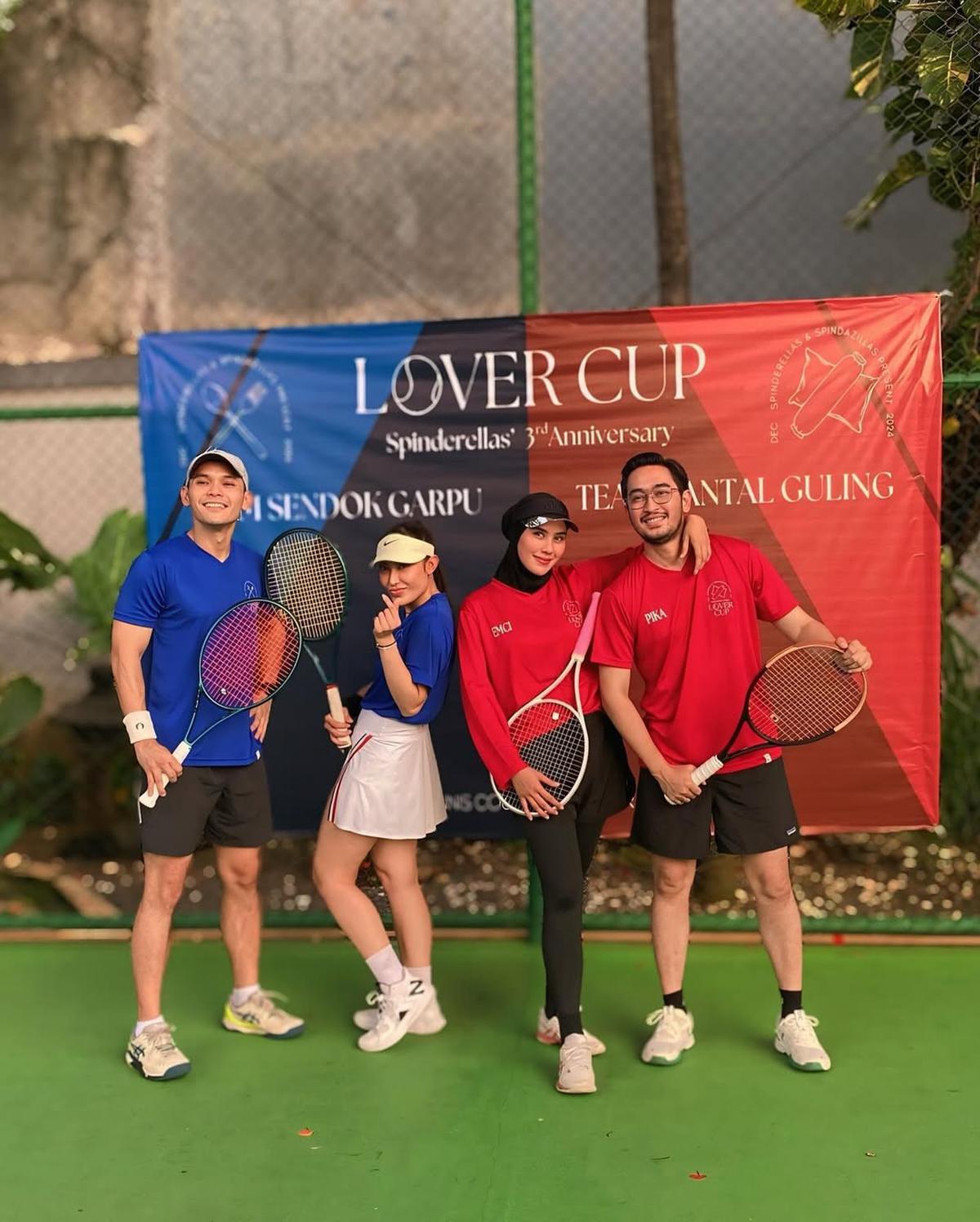 Potret Syahnaz Main Tenis Bareng Suami, Makin Disorot Karena Aura Ibu Bupati