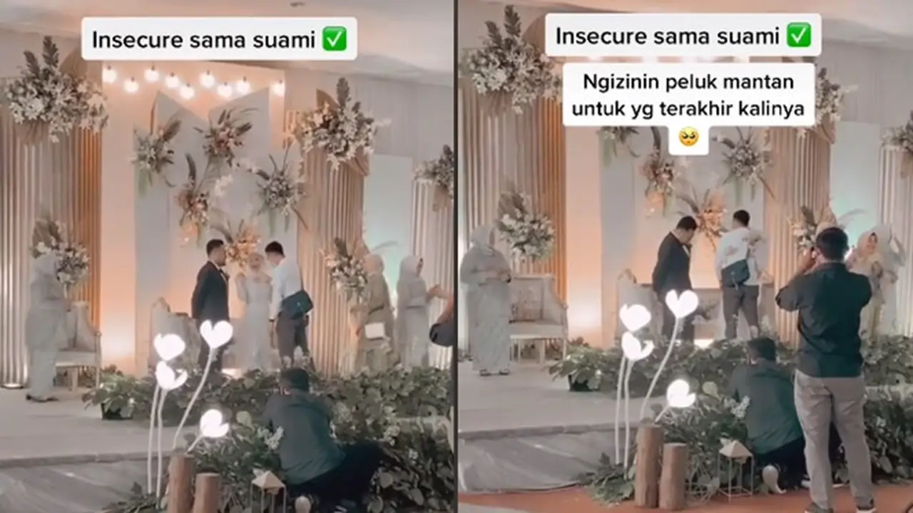 Izinkan Istri Peluk Mantan di Hari Pernikahan, Sikap Mempelai Pria Ini Jadi Sorotan