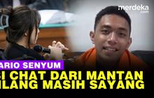 VIDEO: Mario Tersipu di Sidang, Isi Chat Dibuka Ternyata Masih Bilang Sayang Amanda