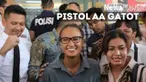 Artis Nadine Chandrawinata memenuhi panggilan penyidik Subdirektorat Resmob Polda Metro Jaya. mantan Putri Indonesia 2005 itu diperiksa polisi perihal temuan pistol di rumah Aa Gatot.