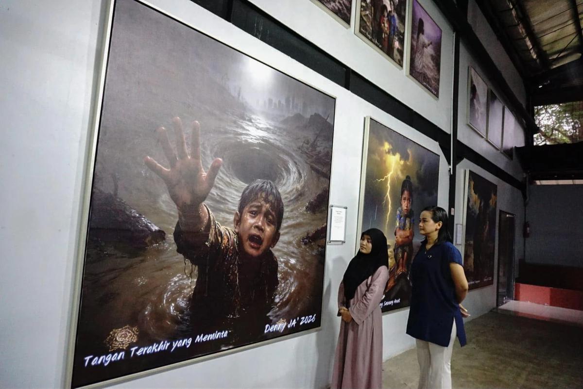 FOTO: Pameran Lukisan Refleksi Krisis Ekologi Nusantara di Bulan Ramadan