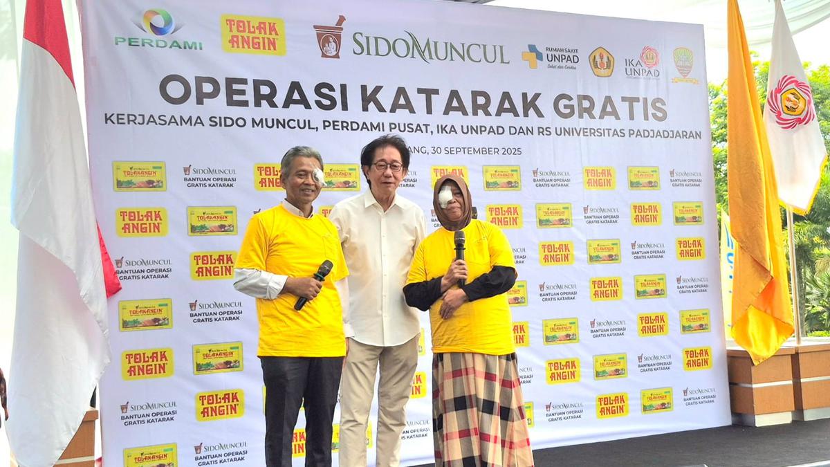 Operasi Katarak Gratis 150 Mata di RS Unpad, Wujud Kontribusi Sido Muncul untuk Kesehatan Masyarakat