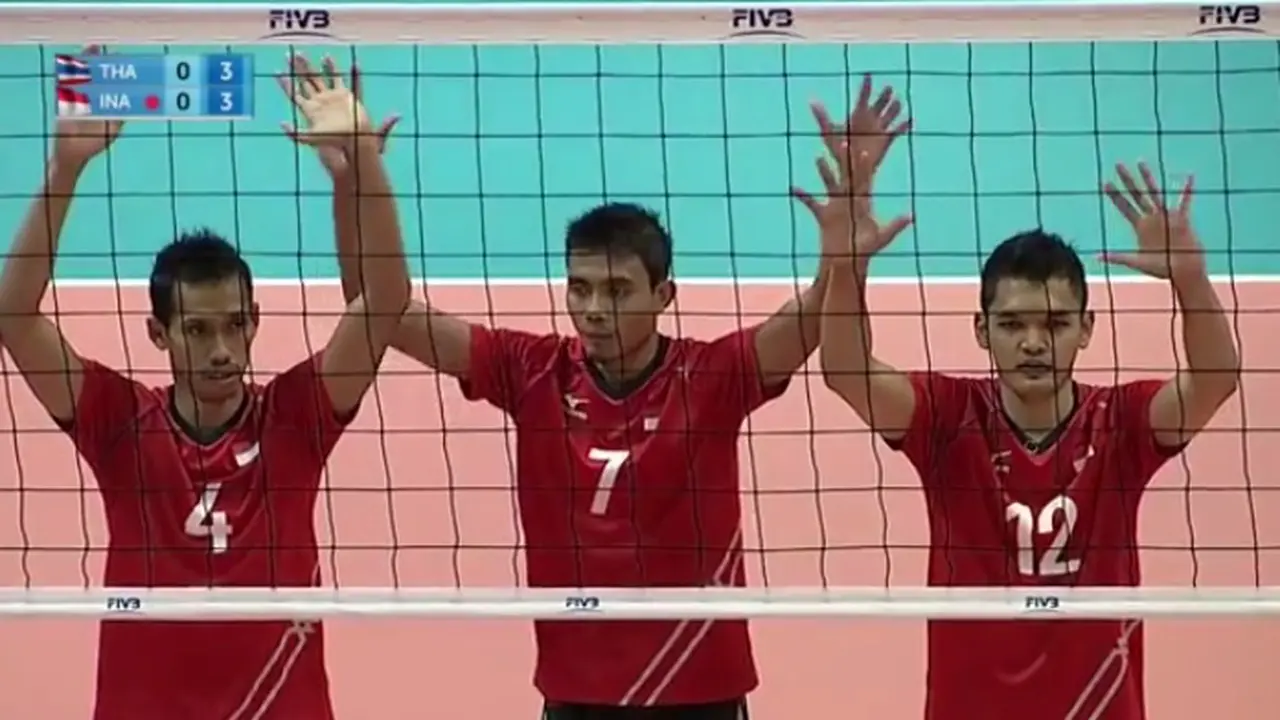 Semifinal Bola Voli Putra SEA Games 2015 Singapura