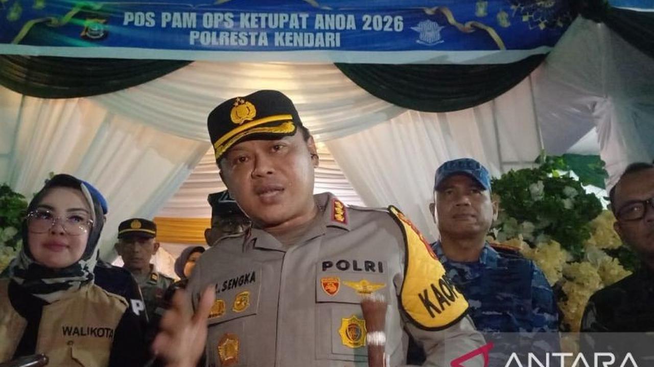 Kapolresta Kendari Pastikan Kesiapan Pos Pengamanan Lebaran 2026 untuk Mudik Aman