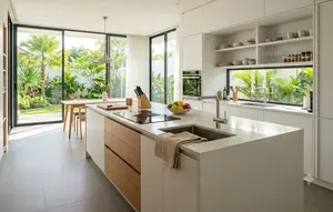 8 Inspirasi Dapur Terbuka Minimalis yang Tetap Bersih Meski Sering Dipakai Memasak