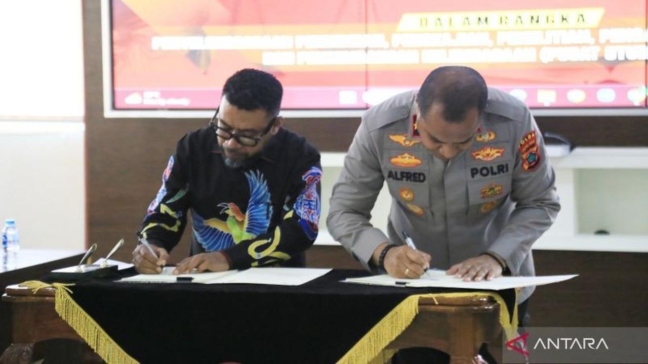Polda Papua Barat dan STIH Manokwari Jalin Kerja Sama Bentuk Pusat Studi Kepolisian