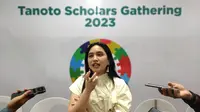 Aktris Rachel Amanda saat menghadiri Tanoto Scholars Gathering (TSG) 2023 (Istimewa)