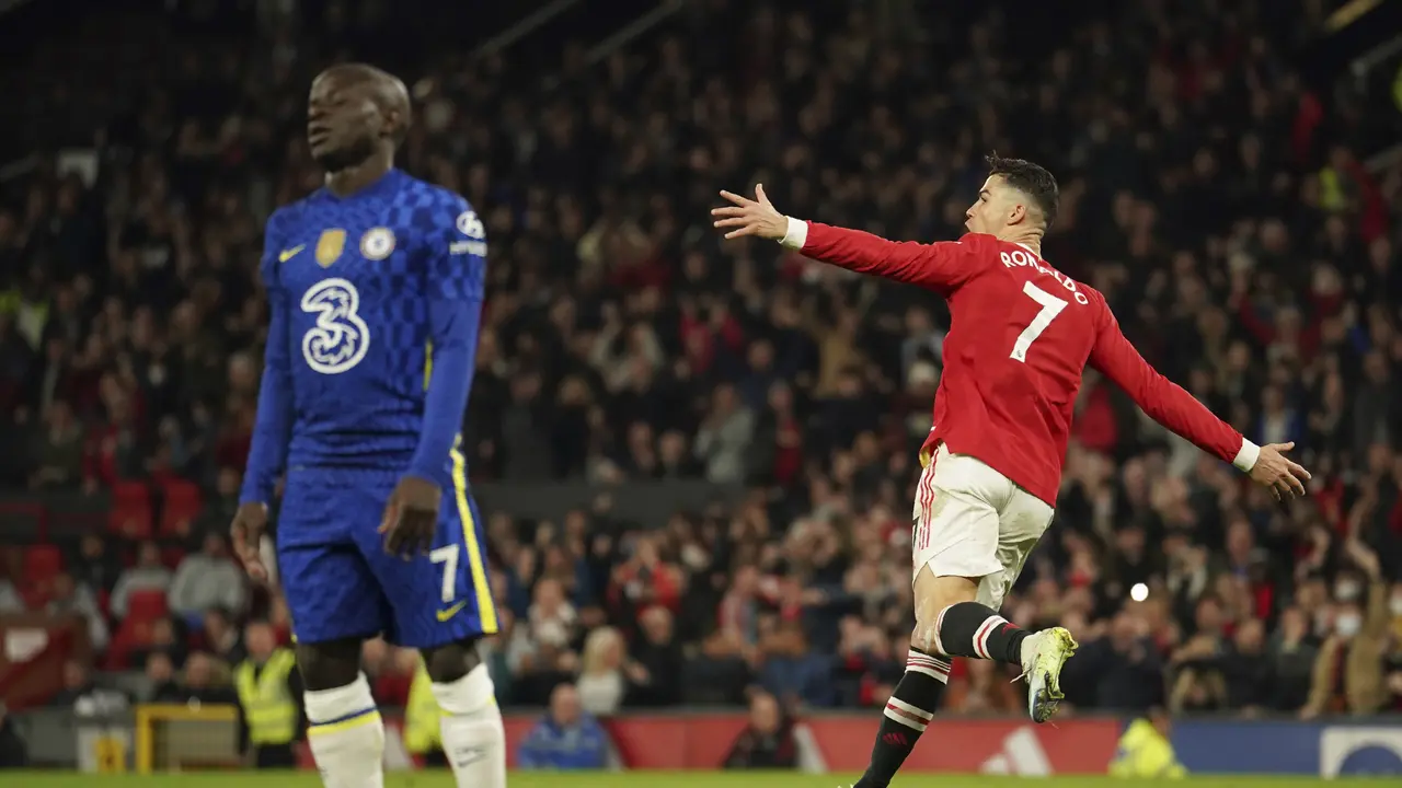 Cristiano Ronaldo - Manchester United - Liga Inggris - 29 April 2022