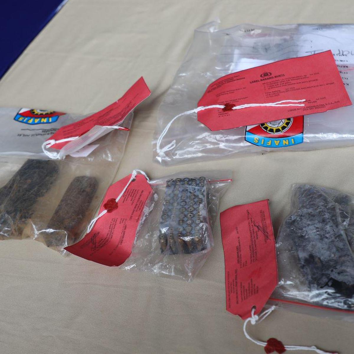 Barang Bukti Kasus Penembakan WNA Australia di Bali