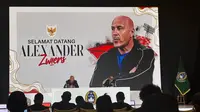 Alexander Zwiers pada perkenalan sebagai Direktur Teknik PSSI. (Liputan6.com/Theresia Melinda Indrasari)