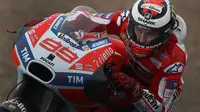 Pebalap Ducati, Jorge Lorenzo, tak bisa menampik jika balapan di sirkuit Mugello bakal membuatnya gugup. (EPA/Roman Rios)