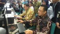 Ketua DPR Bambang Soesatyo lapor SPT Tahunan pada Rabu (20/3/2019) (Foto:Merdeka.com/Dwi Aditya Putra)
