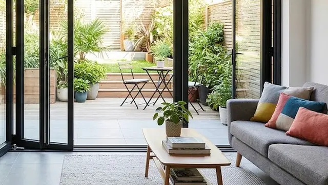Model Pintu Lipat untuk Ruangan Sempit (AI Generated)