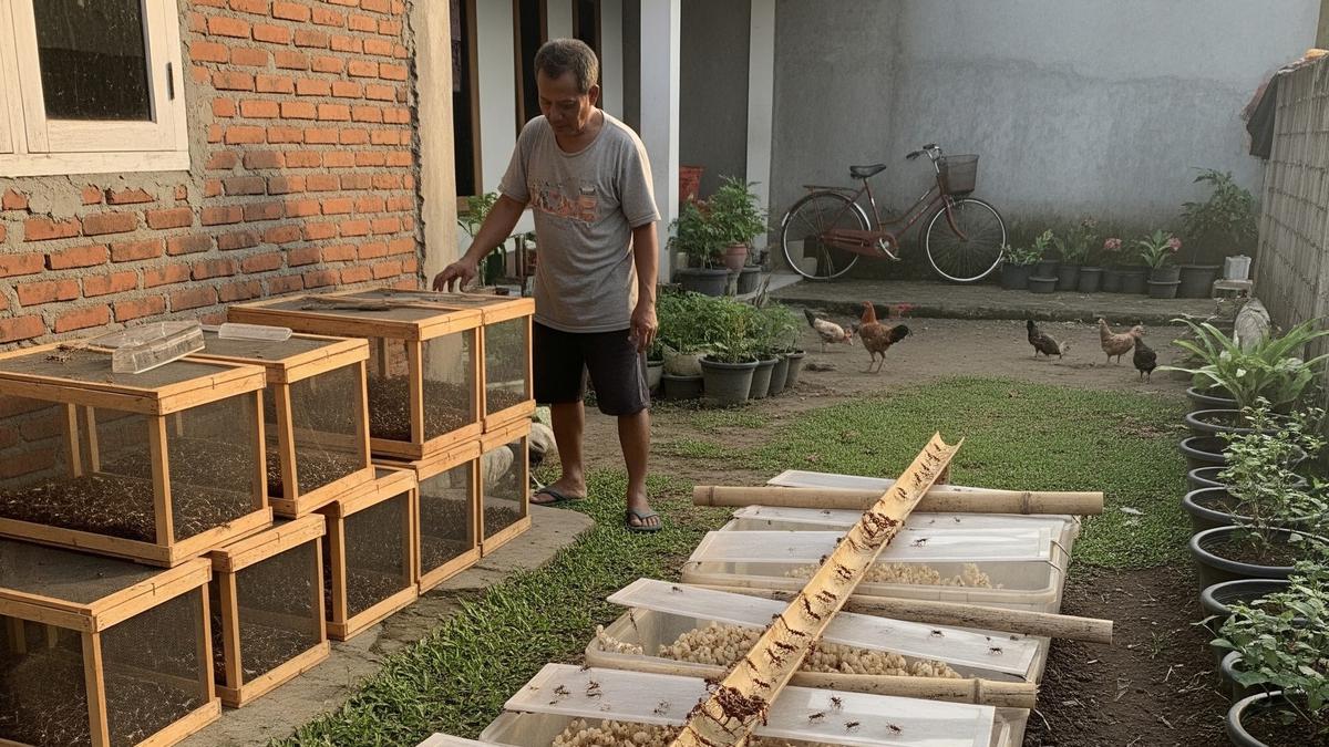 Ternak Jangkrik vs Kroto Mana Lebih Menguntungkan? Simak Perbandingannya