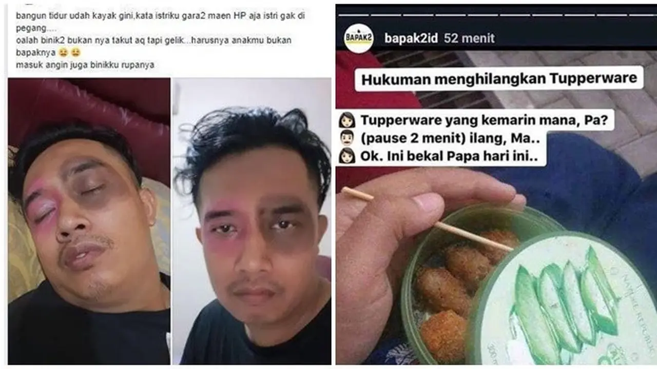 6 Potret Kocak Status Medsos Suami saat Dimarahi oleh Istri, Bikin Geleng Kepala