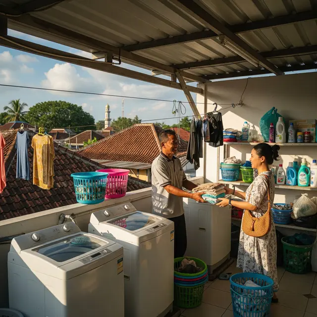 Usaha dari Teras Rumah yang Cepat Punya Pelanggan Tetap Model Laundry Kiloan Kecil