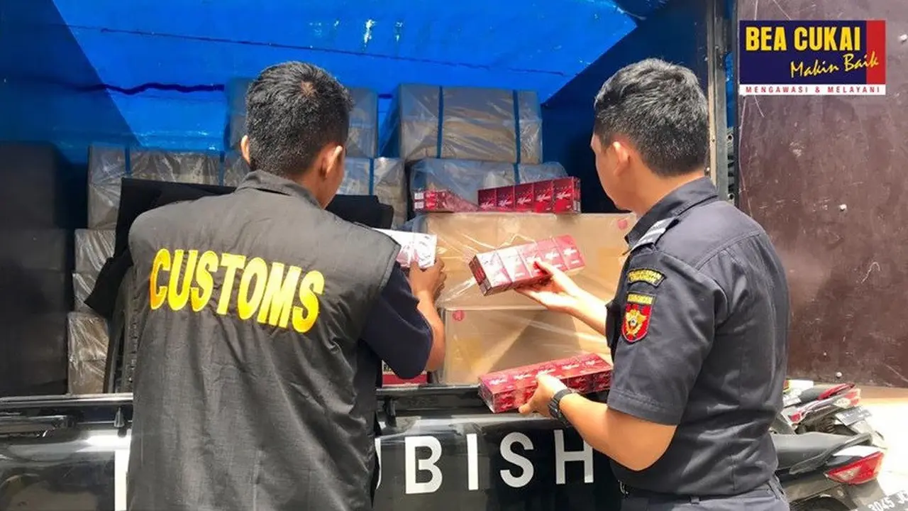 Aksi Penindakan Rokok Ilegal Terus Dilancarkan Bea Cukai