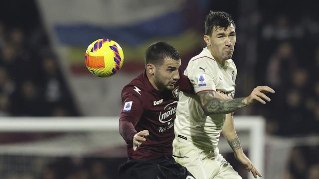 Liga Italia Salernitana vs AC Milan