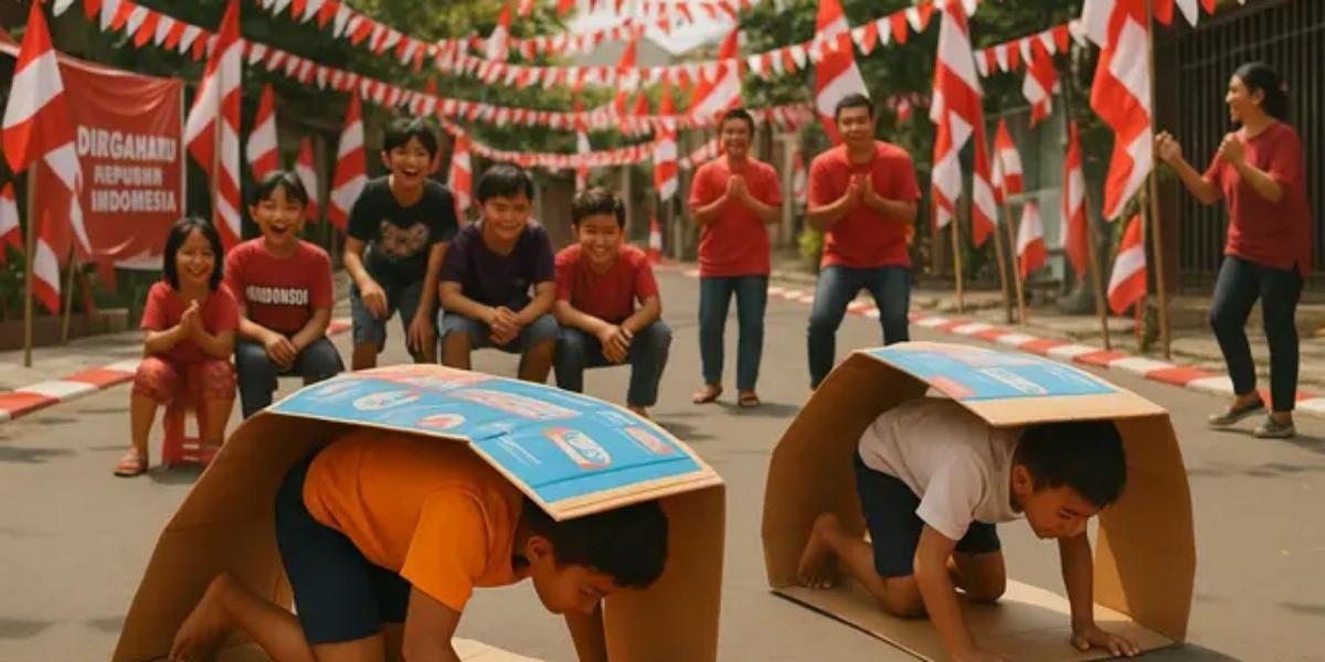 Ilustrasi Lomba Trenggiling Kardus