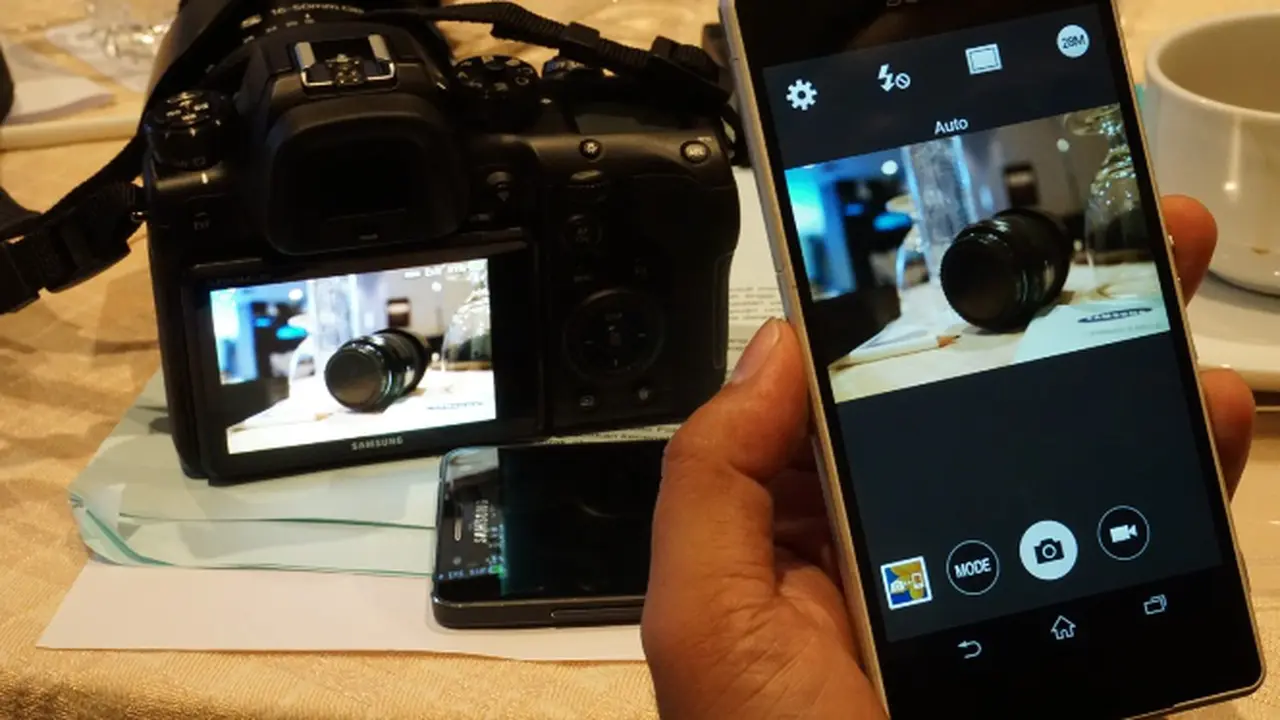 Hasil Jepretan Foto Samsung NX1 Bisa Diedit di Ponsel