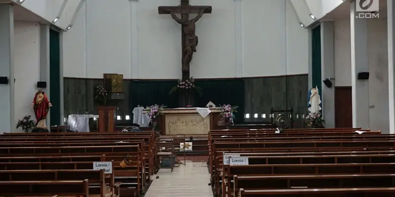 Gereja Santa Lidwina Bedog Yogyakarta Diserang Orang Tak Dikenal