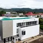 Gedung perpustakaan umum daerah Kabupaten Manggarai Barat akhirnya resmi berdiri, Rabu (15/2/2023). (Liputan6.com/ Ist)